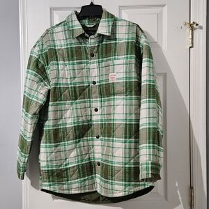 NWOT: Mens Levi's Quilted Plaid Shacket - Small